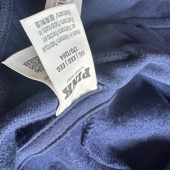 Victoria's Secret PINK Ivy Fleece Full Zip Hoodie New With Tags Size XXL Blue - Picture 5 of 9